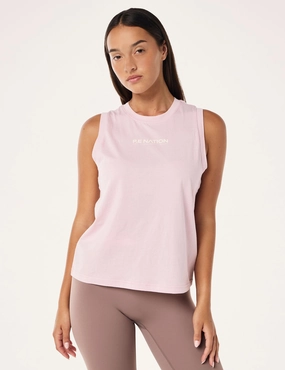 UVProtection Long Sleeve Tee Shuffle Tank - Chalk Pink