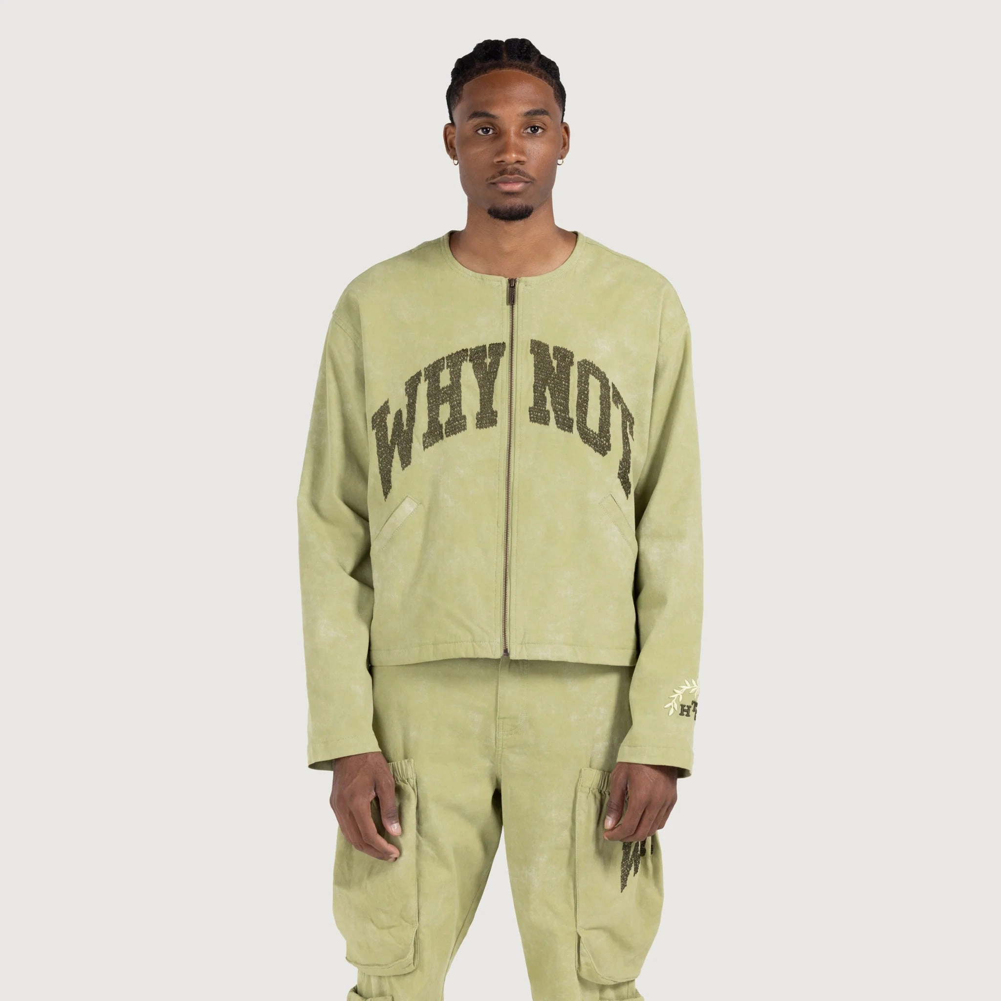 Comfy Style Honor The Gift Twill Washed Jacket 'Green'