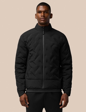 Lightweight Wadded Zip Jacket - Black/Black Anti Static Lining Container