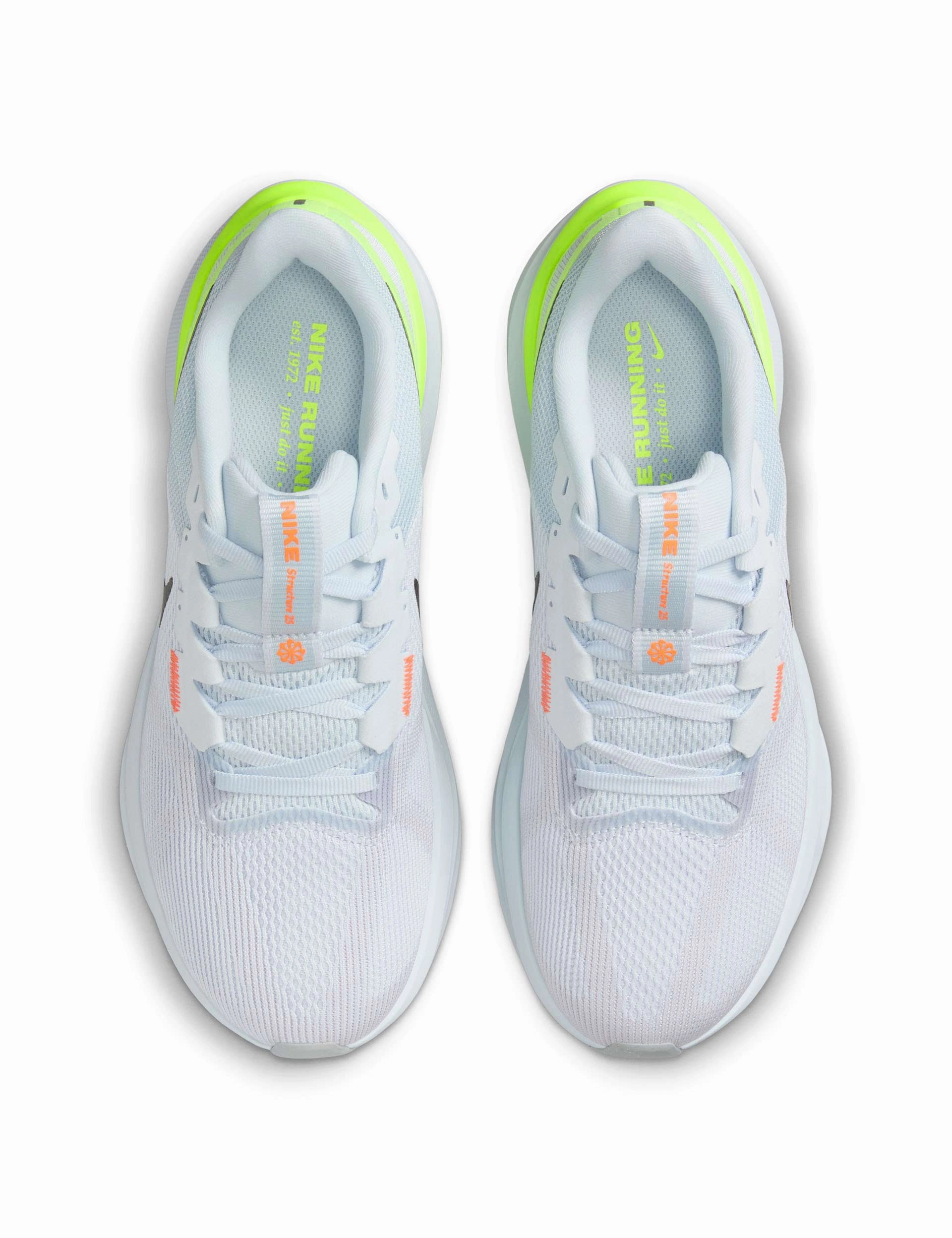 Structure 25 Shoes - Blue Tint/Volt/Total Orange/Black wide-fit shoes