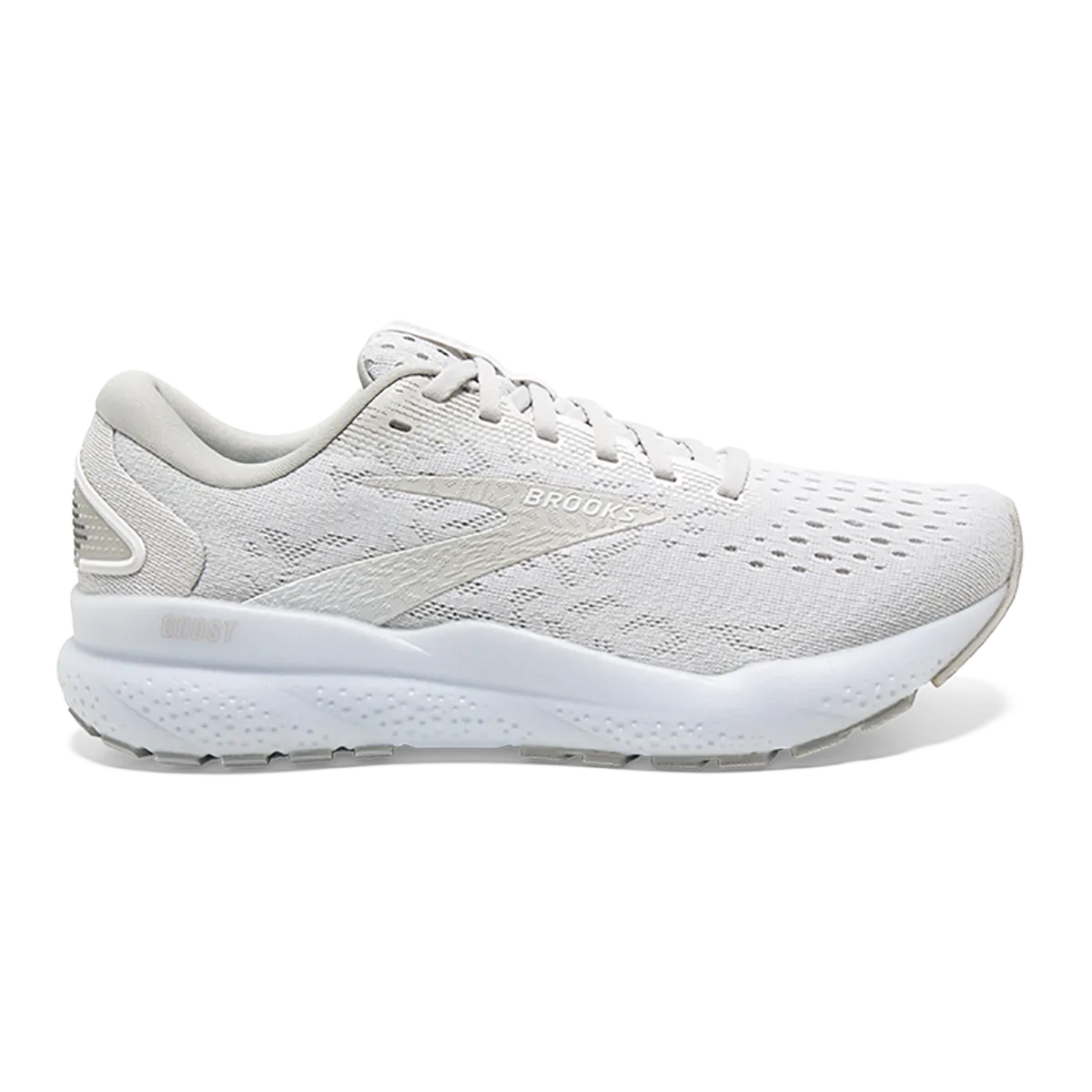 Natural motion Autumn Running Brooks Ghost 16 - White - White - Grey