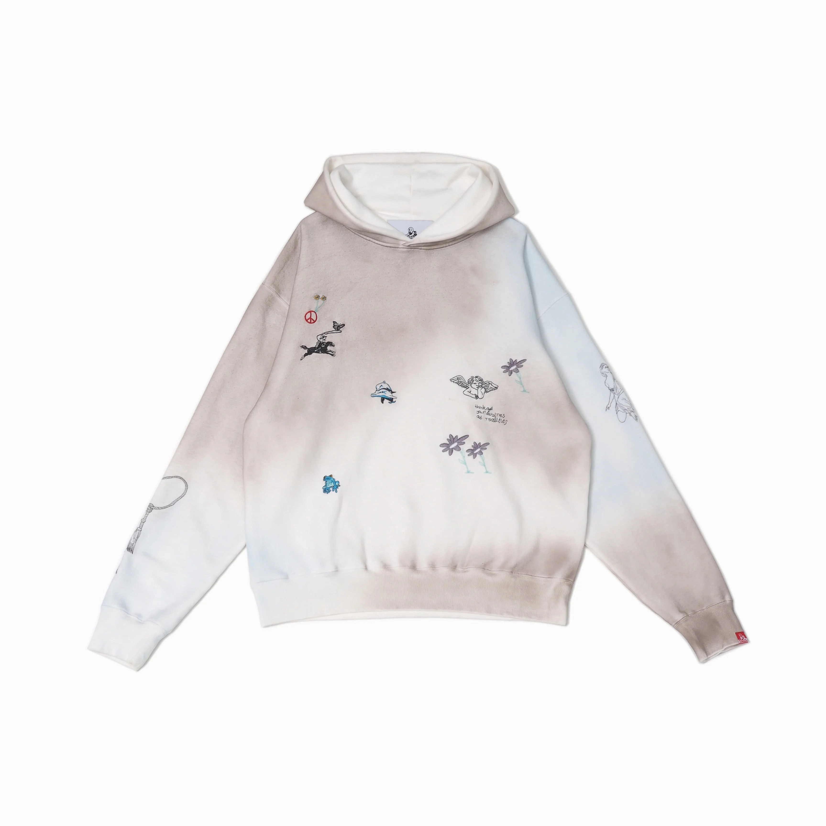 Relaxed Look Effortless Look Jungle JUNGLES Desire Hoodie 'Spray Dyed'