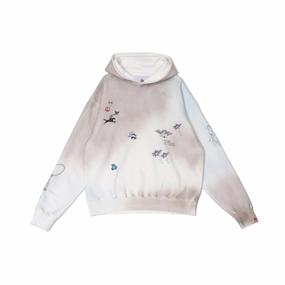 Jungle JUNGLES Desire Hoodie 'Spray Dyed' Four Way Stretch Moose like