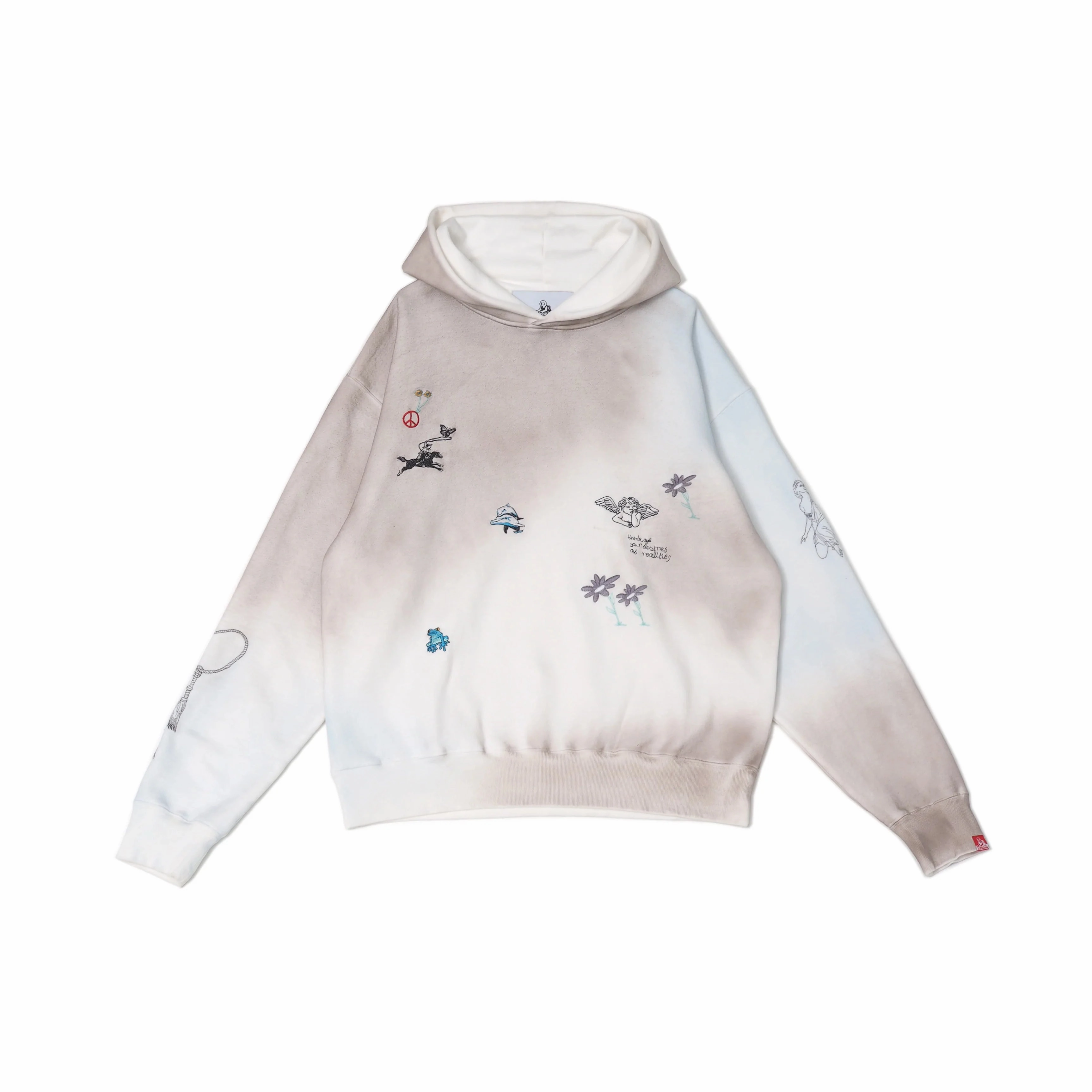 Jungle JUNGLES Desire Hoodie 'Spray Dyed' Urban Explorer Weekend Outfit