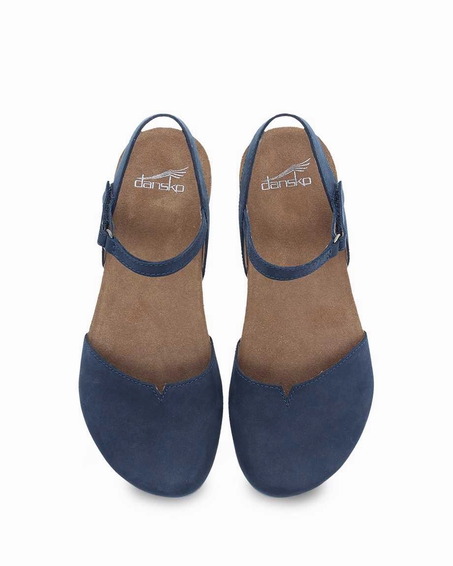 Dansko Women's Rowan - Navy Milled Nubuck LightweightDesign