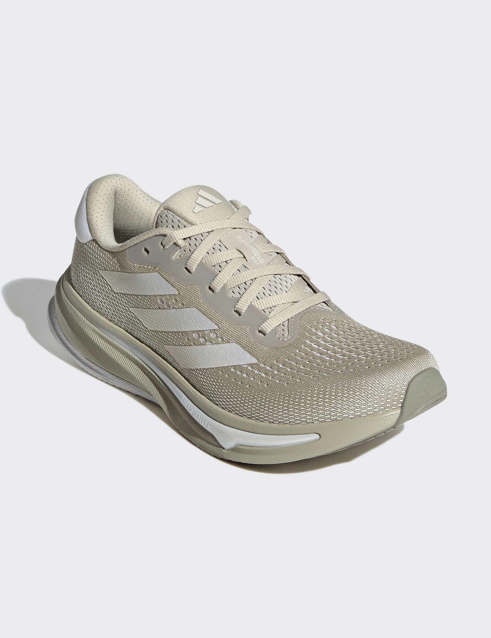 High Energy Return Midsole Supernova Rise Running Shoes - Putty Grey/Dash Grey/Zero Metallic