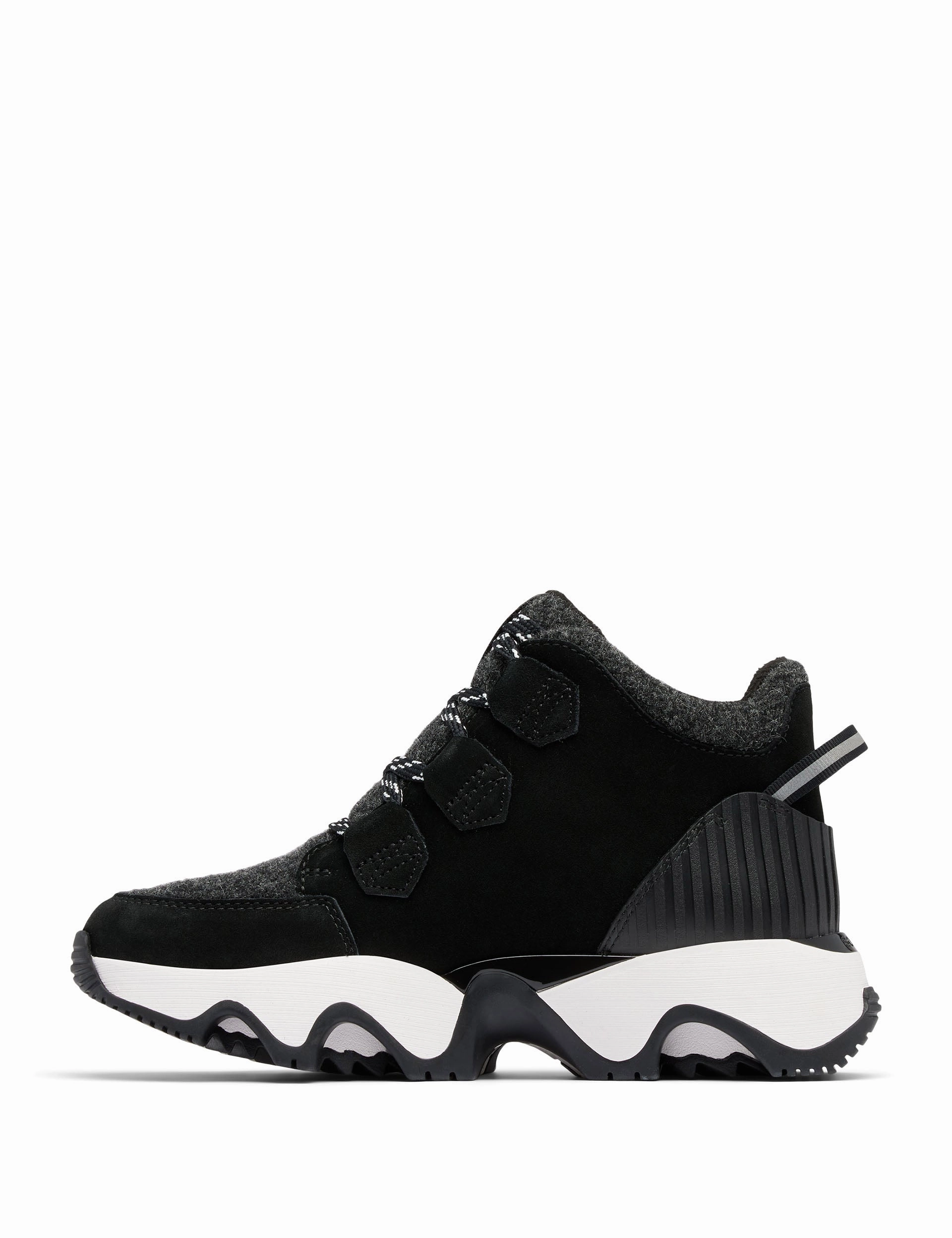 Kinetic Impact Caribou Plus Waterproof Sneaker Boots - Black/Sea Salt Sock Like Collar Comfort Breathability