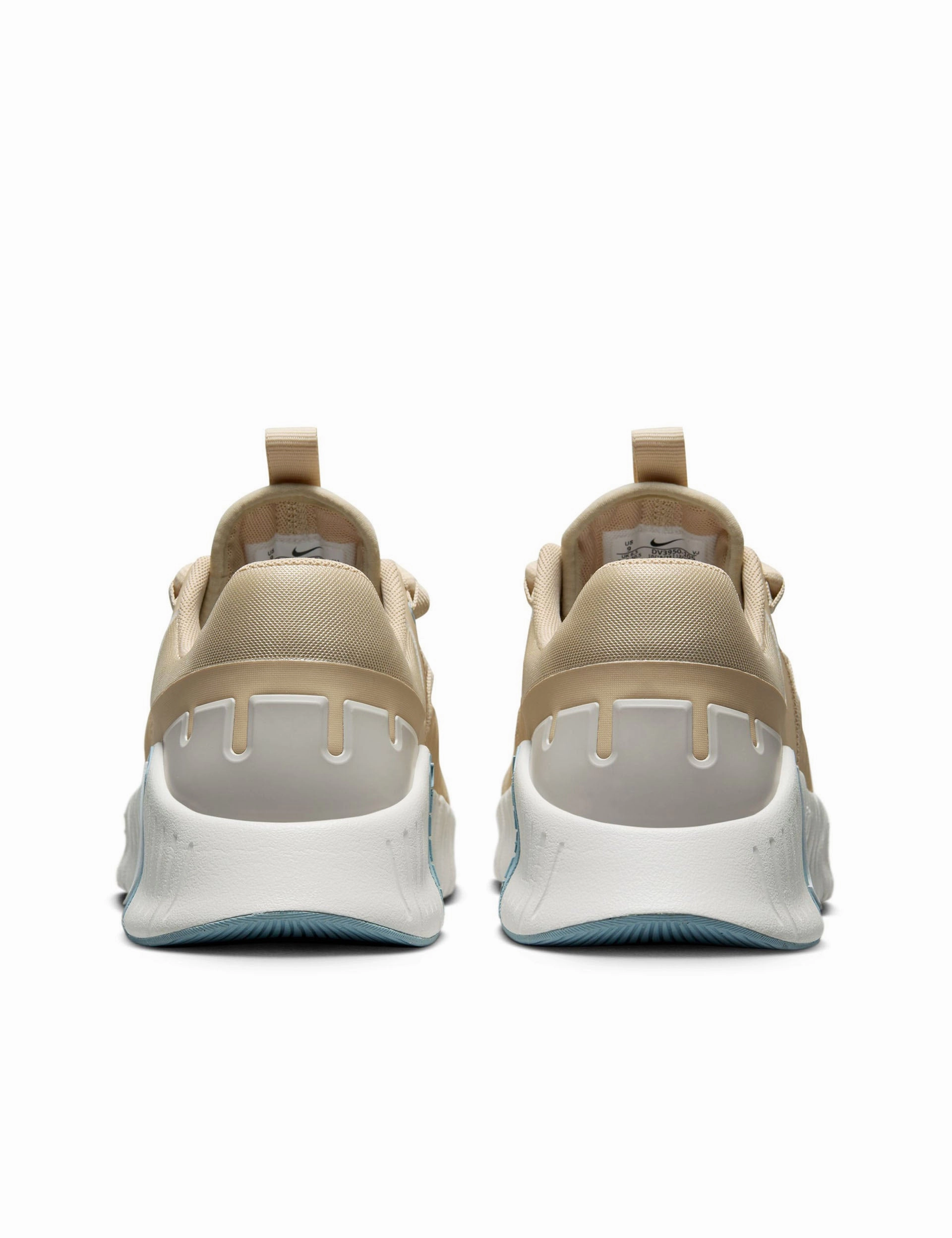 Free Metcon 5 Shoes - Sanddrift/White/Phantom/Light Iron Ore fabric insole shoes