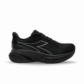 front - zip Diadora Women's Nucleo 2 - Black/Black