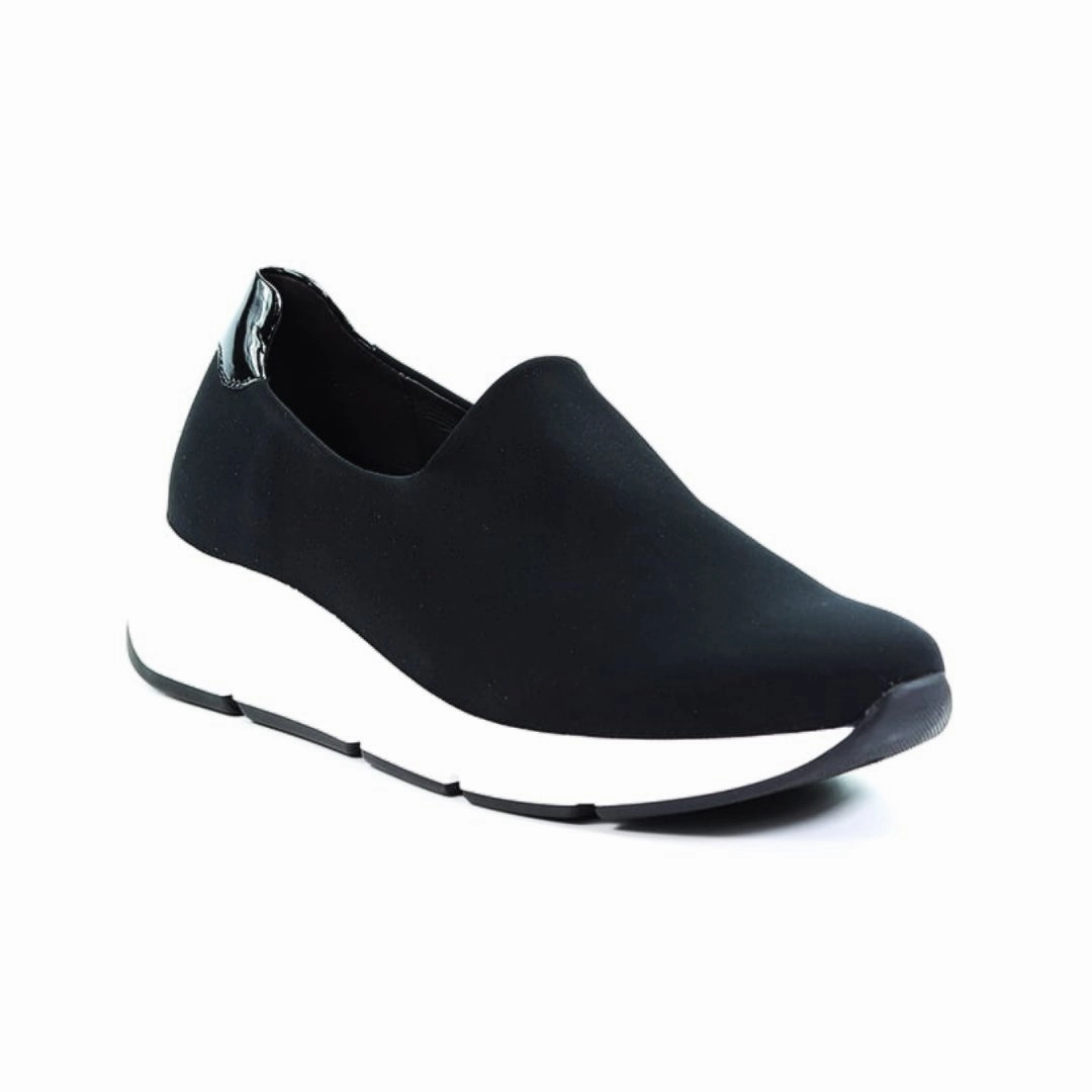 FlatlockSeaming UVProtectionFinish Gabor 26.482.97 Slip-On Sneaker - Black