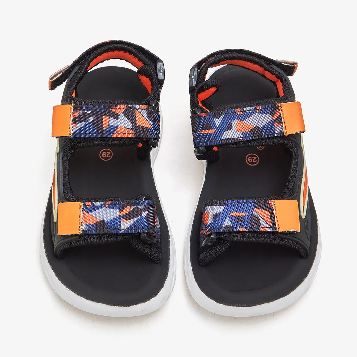Boys' Printed Mesh Sandals running in a coastal area Suitable for all running environments