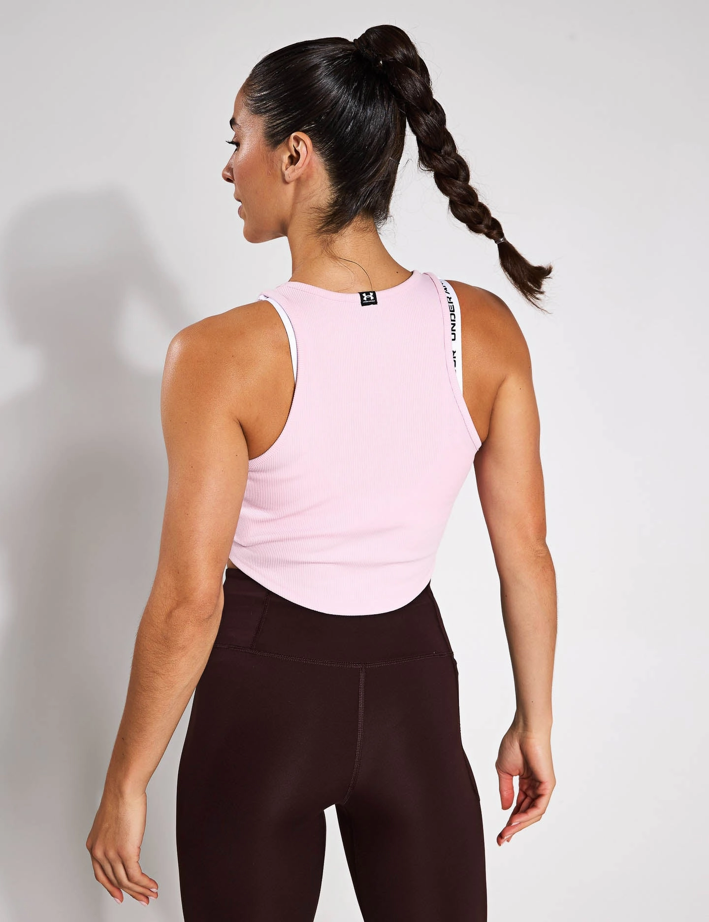 Rival Rib Tank - Prime Pink/White Airy Mesh Lining