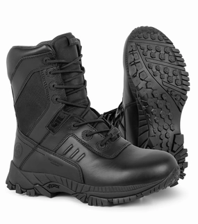 Tactik Soft Toe, Black | 8" Waterproof Tactical Boots | Vibram TC4  running in a truss bridge area shoes