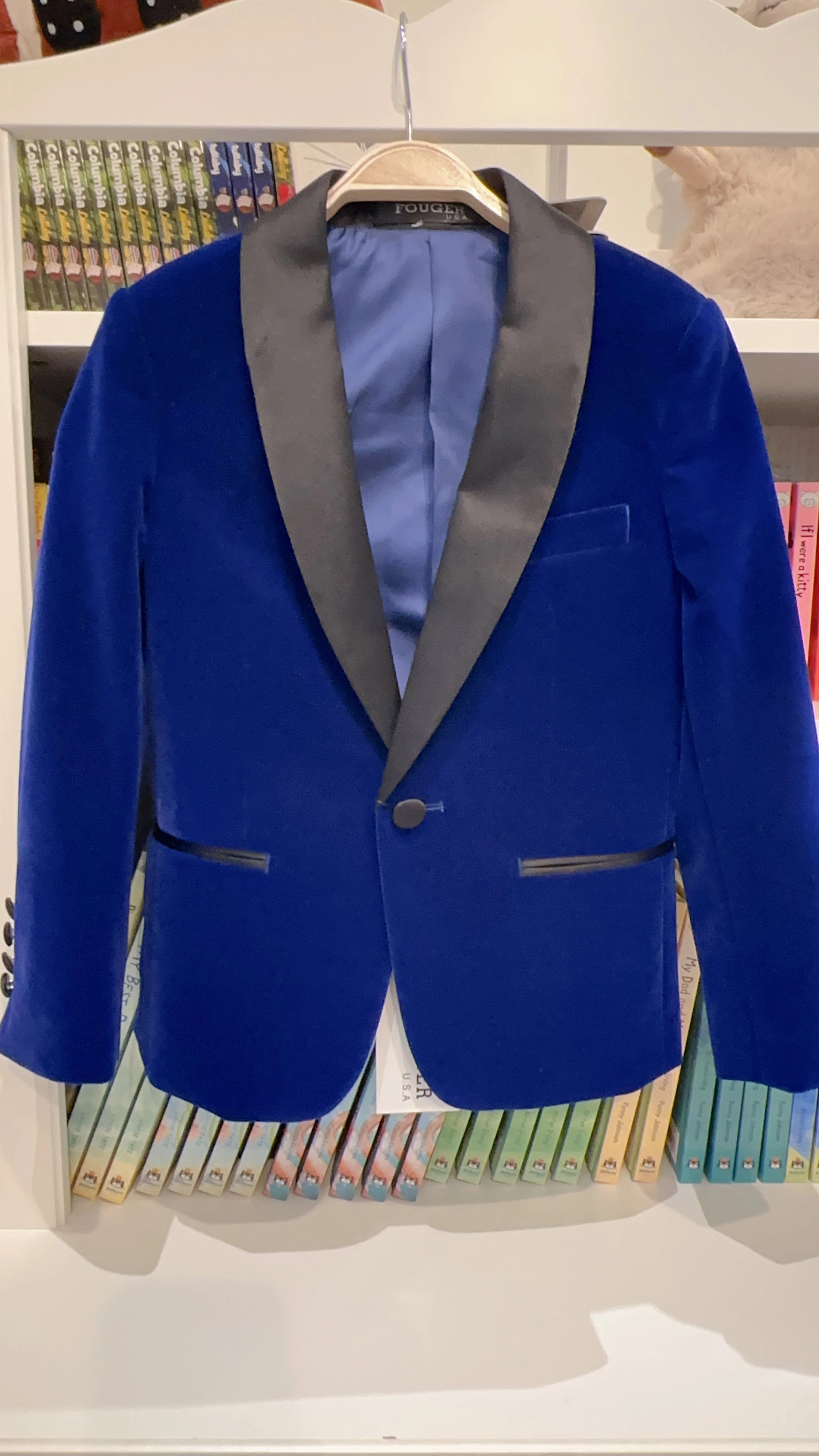 Jolene FG643 Boys Velvet Jacket All-day Comfort Premium Tailored Look