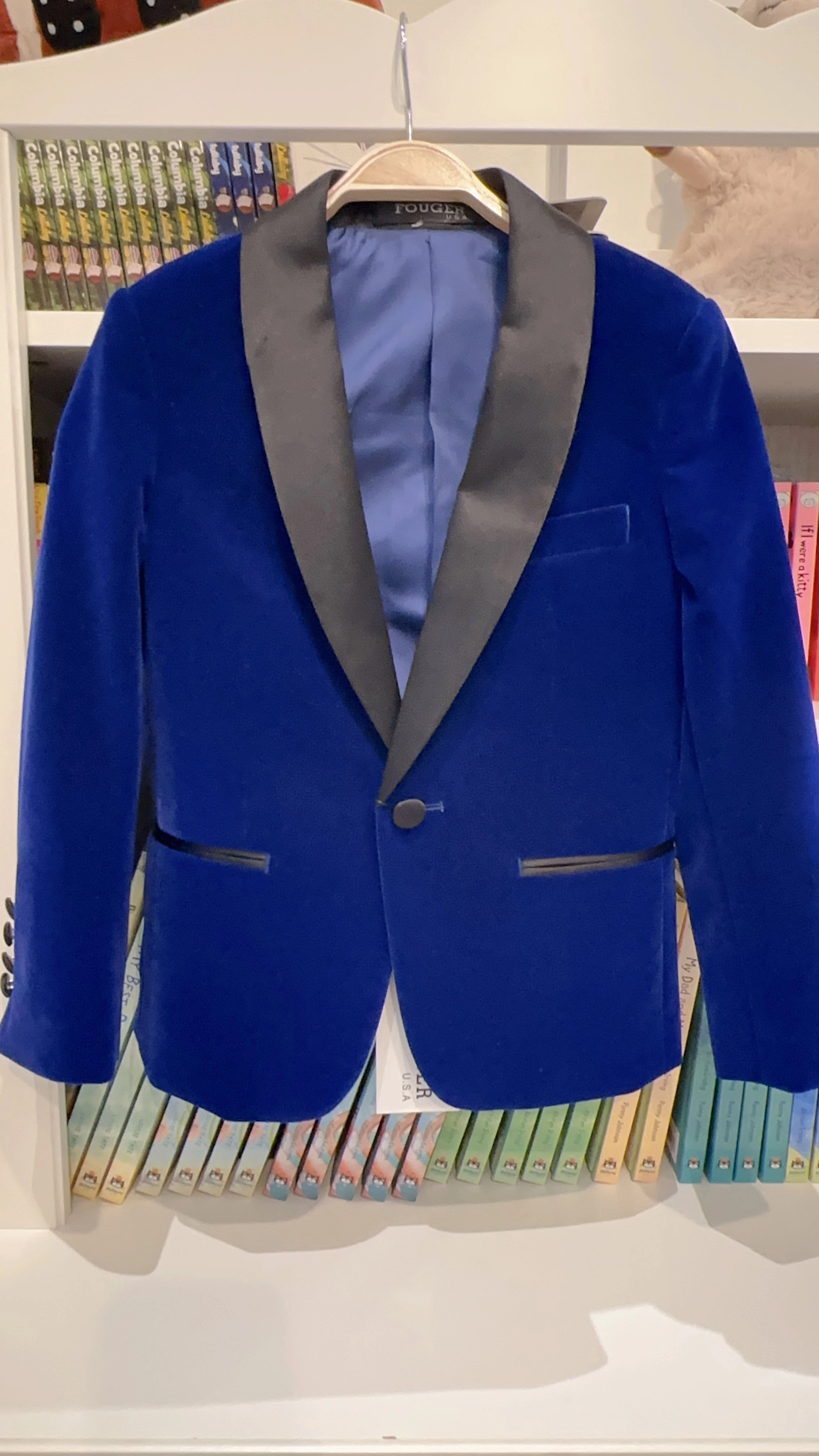 Jolene FG643 Boys Velvet Jacket Effortless Design Downtown Cool