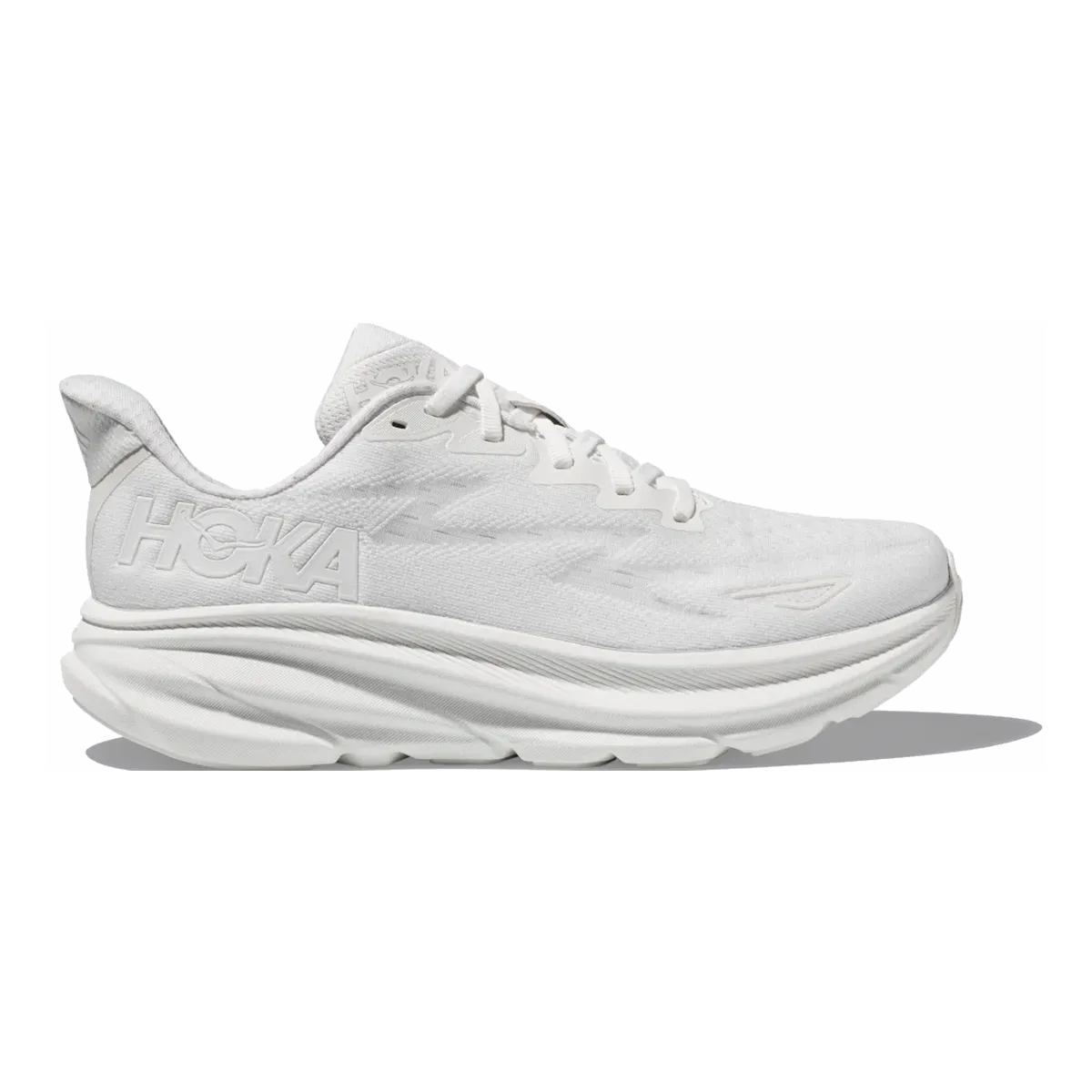 Hoka Clifton 9 - White - White Good stability