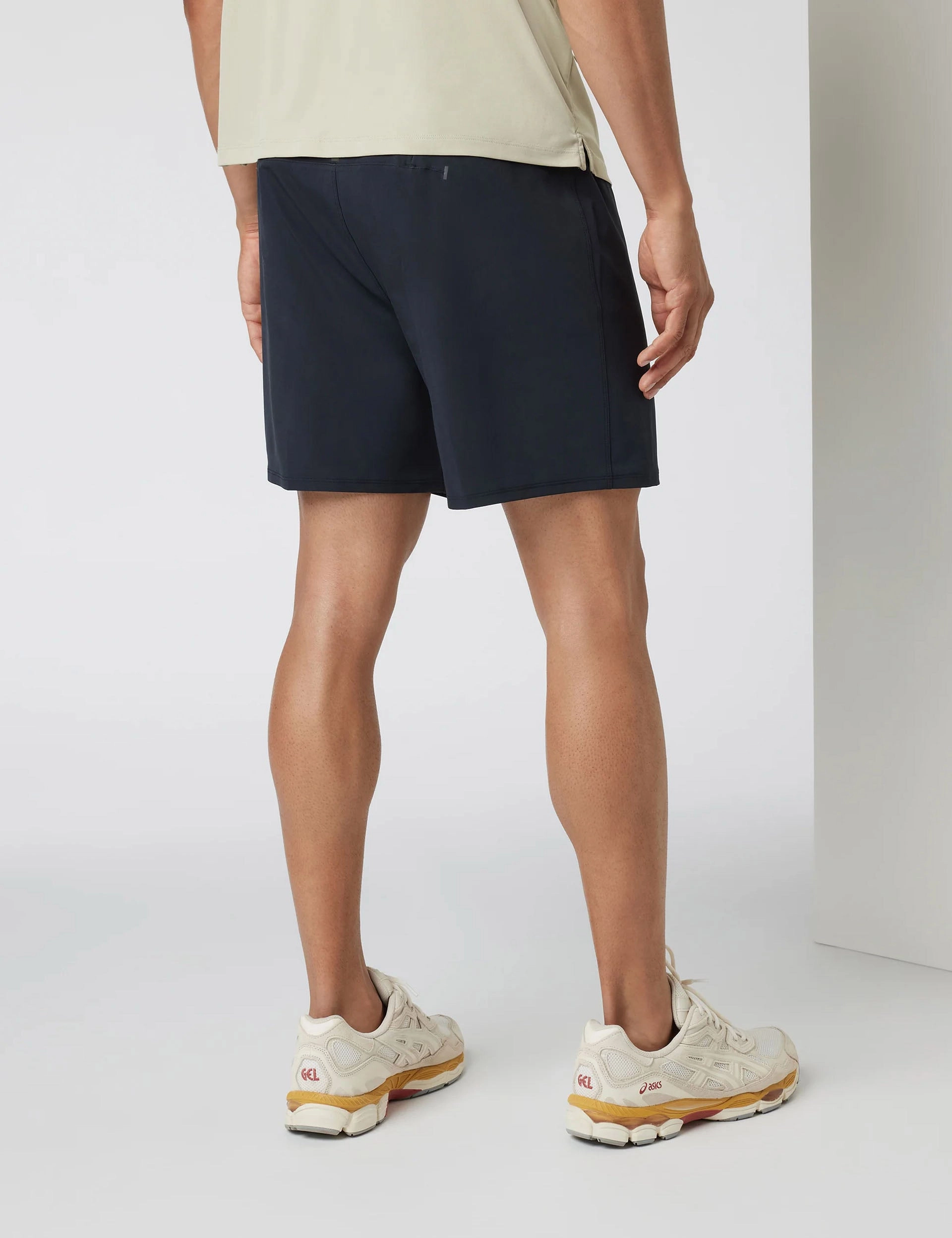 Flats Layered Panel Design Qualify Run Short - Black