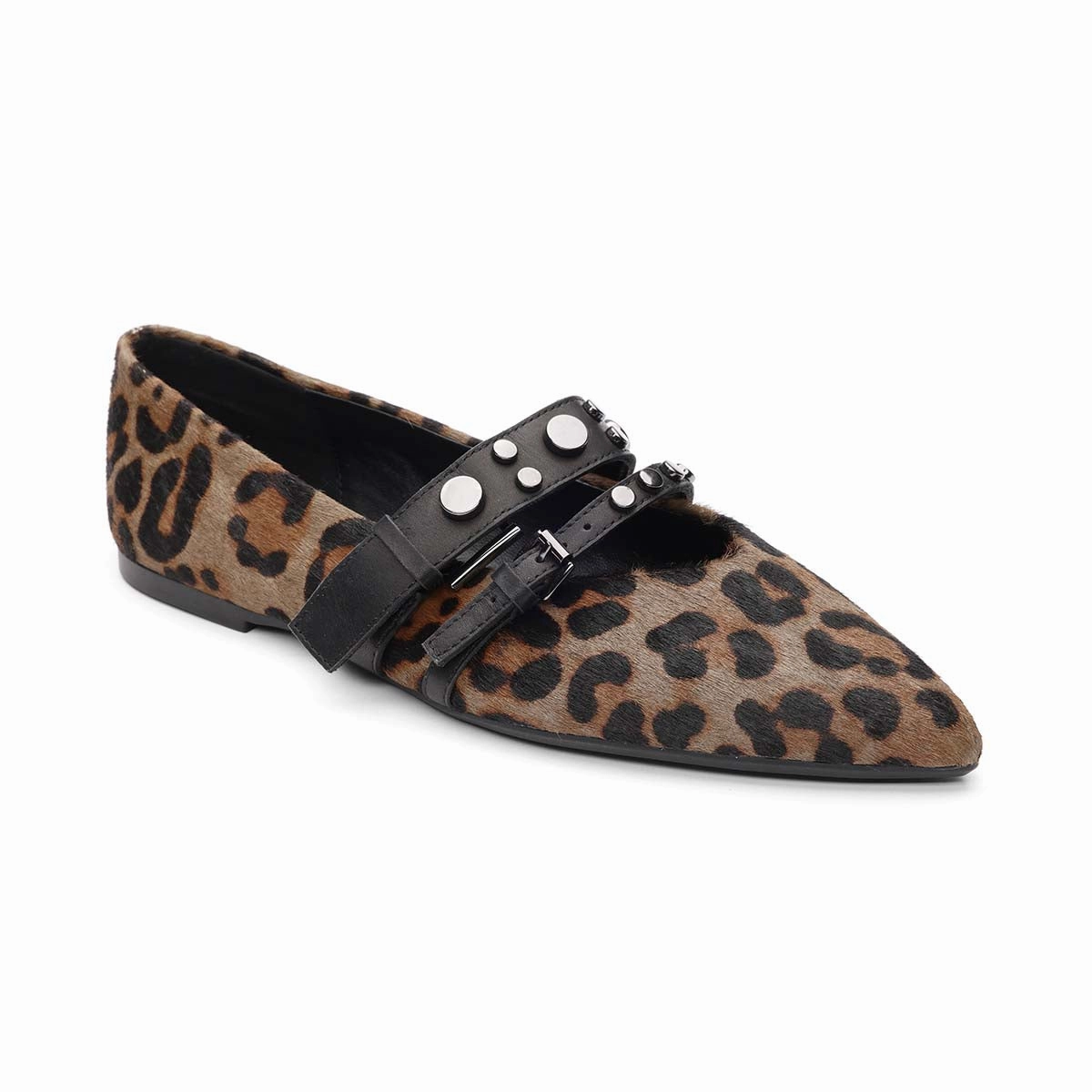 fitness event running gear Britnie Studded Strappy Ballet Flat