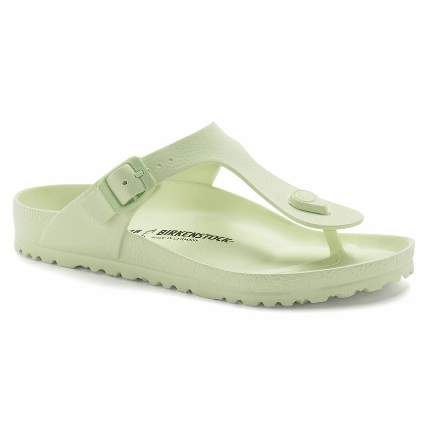 Birkenstock Women's Gizeh EVA - Faded Lime Roomy Design