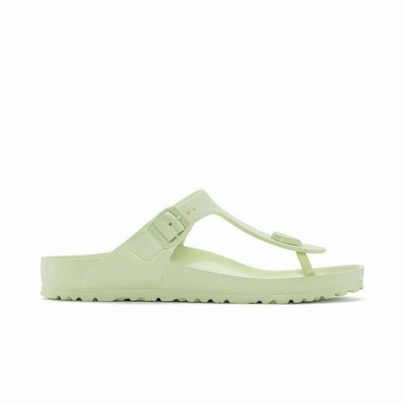 Antibacterial lining StainlessZippers Birkenstock Women's Gizeh EVA - Faded Lime