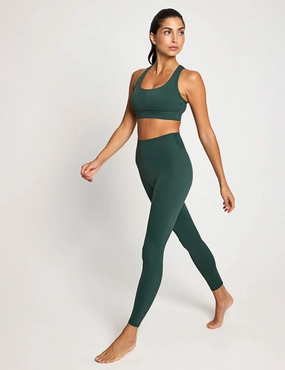 Comfortable Layers The Frankie Leggings Set - Deep Green