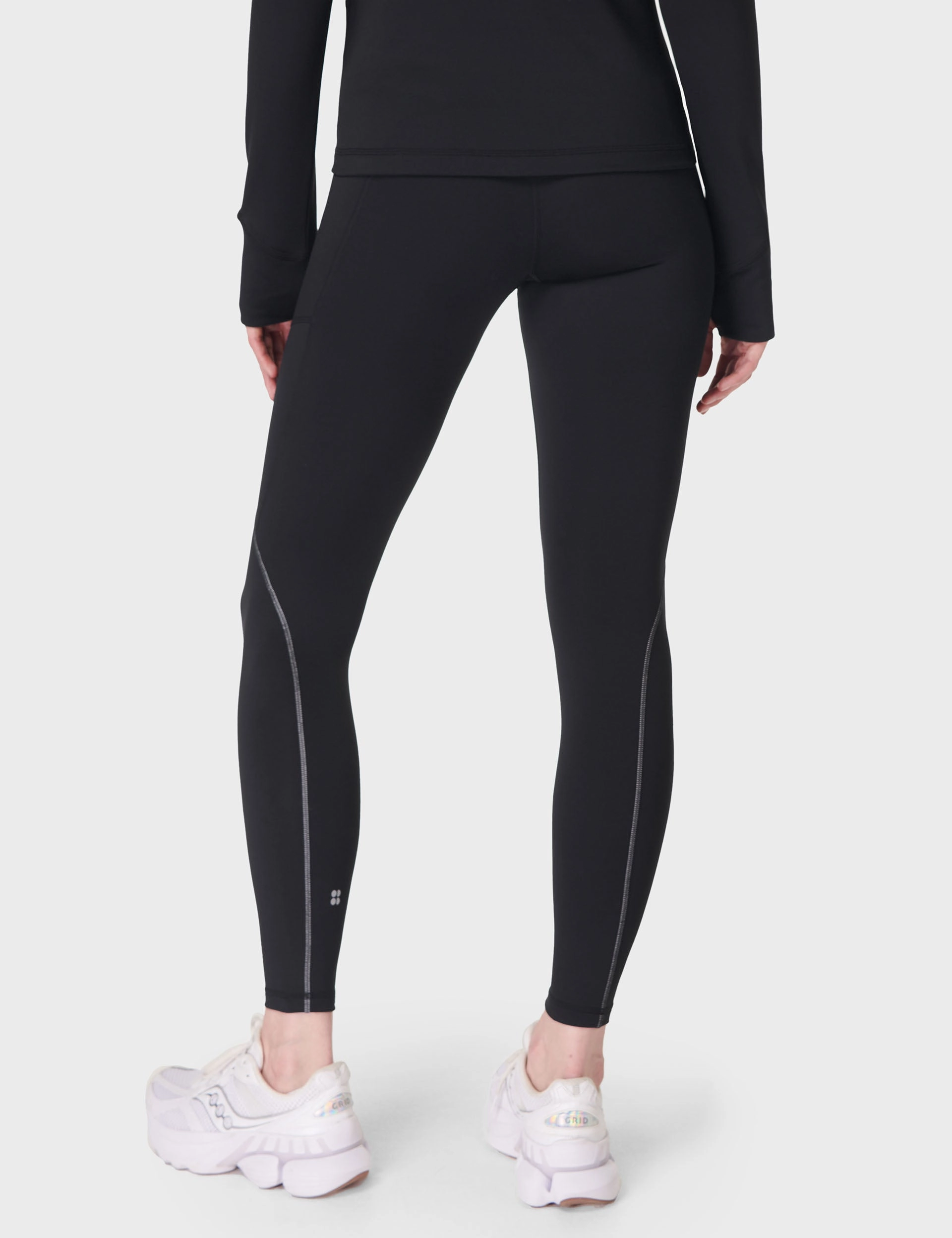 Eco Friendly For Men Therma Boost Running Leggings - Black