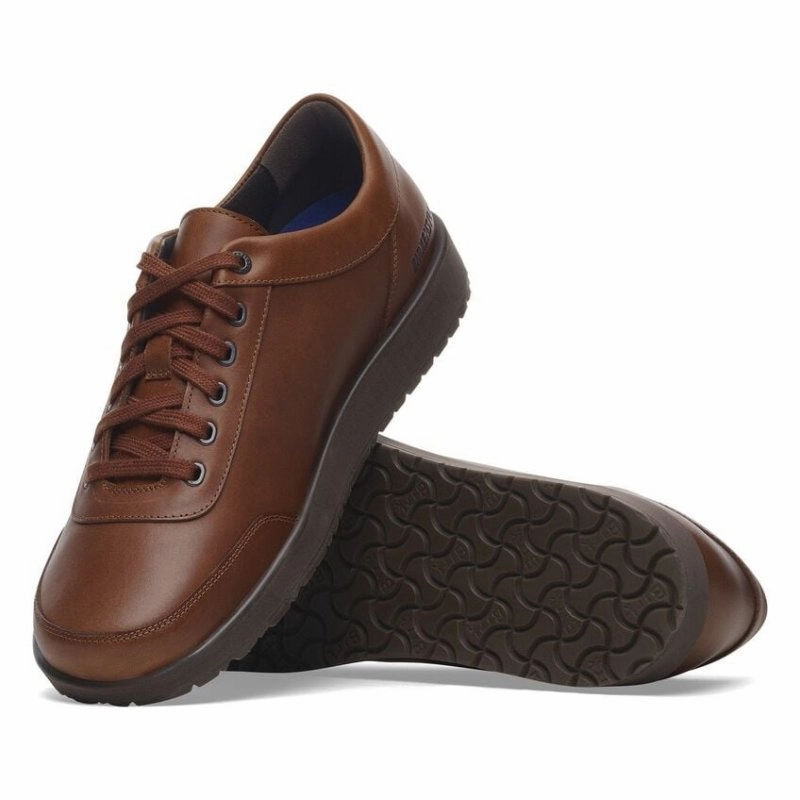 Birkenstock Men's Honnef 365 - Cognac Leather Soft Leggings