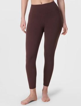 Ultimate Studio 7/8 Leggings - Sable Brown Cozy Pullover