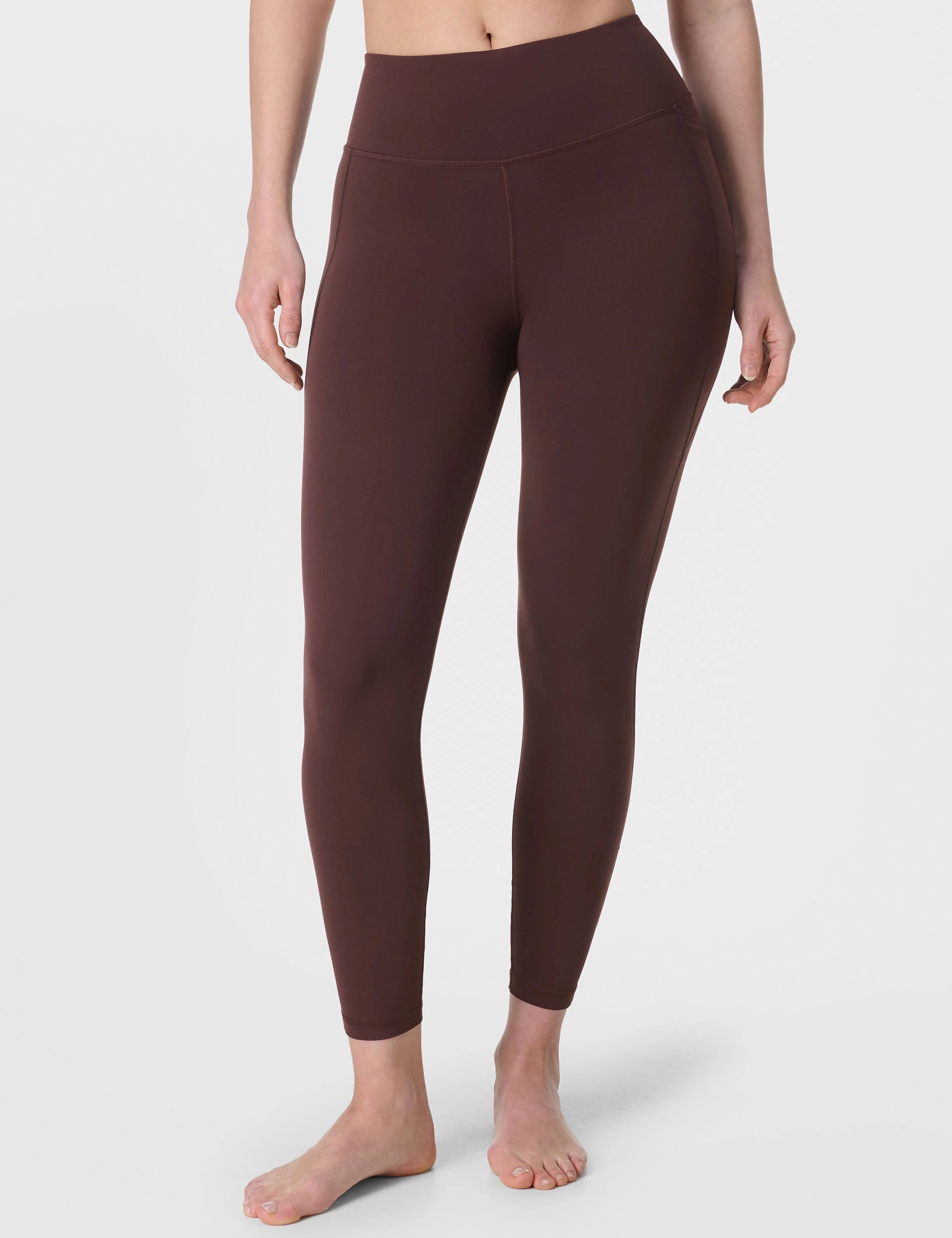Ultimate Studio 7/8 Leggings - Sable Brown Cozy Pullover