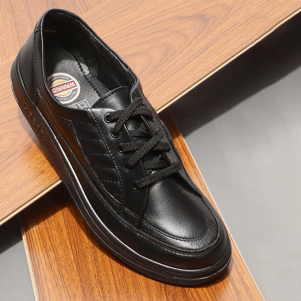 odor - control technology winter running shoe atmosphere Warrior Black Formal Lacing Shoes For Men 2078-01 By Liberty