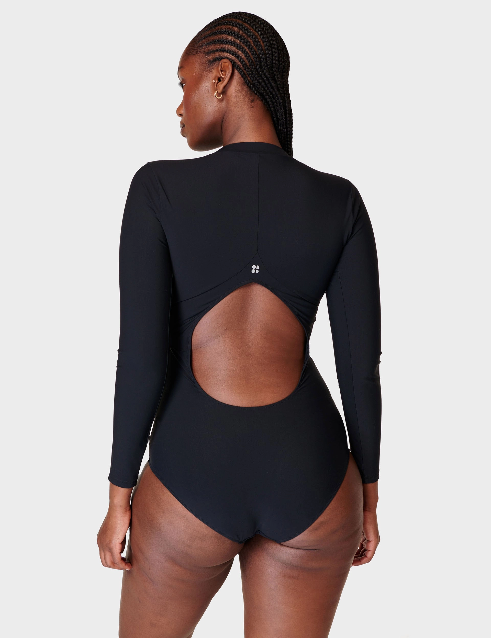 Elastic cuffs Tidal Xtra Life Long Sleeve Swimsuit - Black A