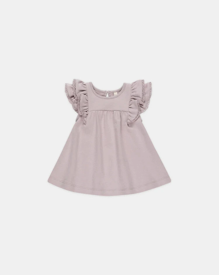 Quincy Mae Flutter Dress - Lavender Fancy Convenient