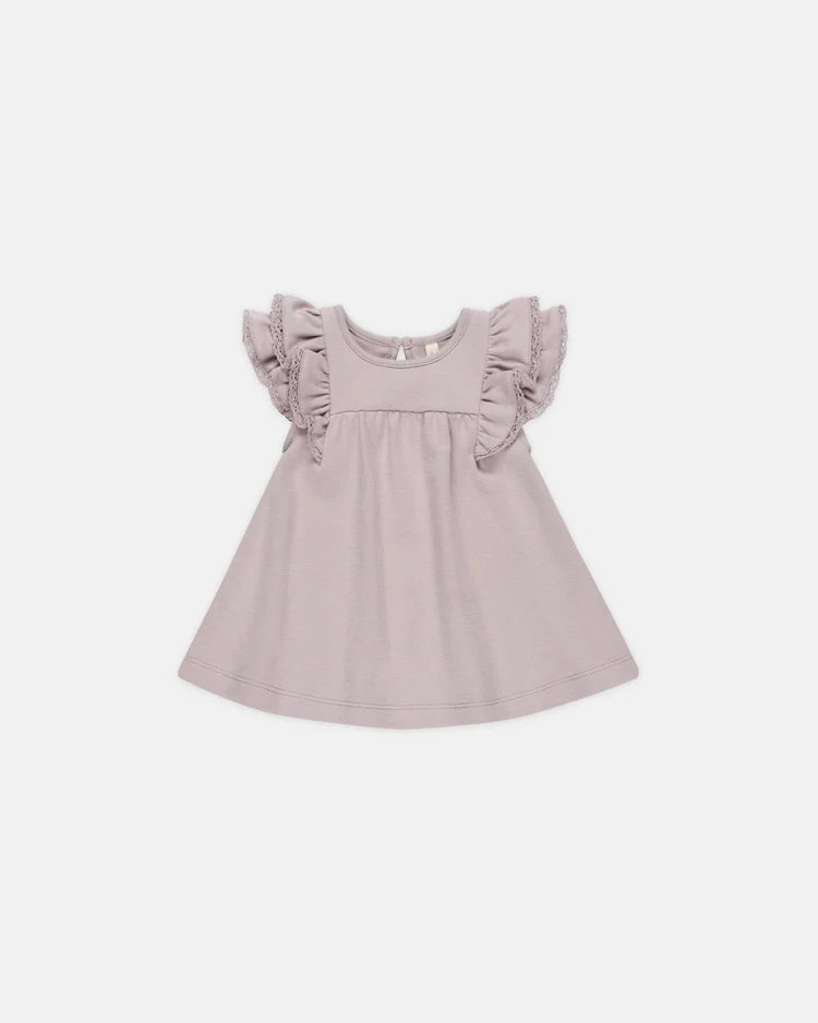 Quincy Mae Flutter Dress - Lavender Youngsters' outfits Lounge - Wear