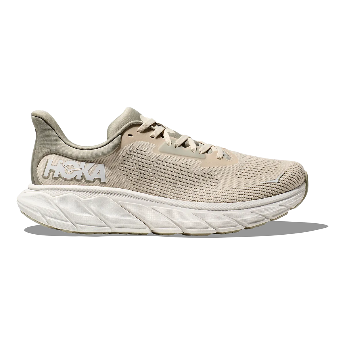 Racer Hoka Arahi 7 - Oat Milk - Barley