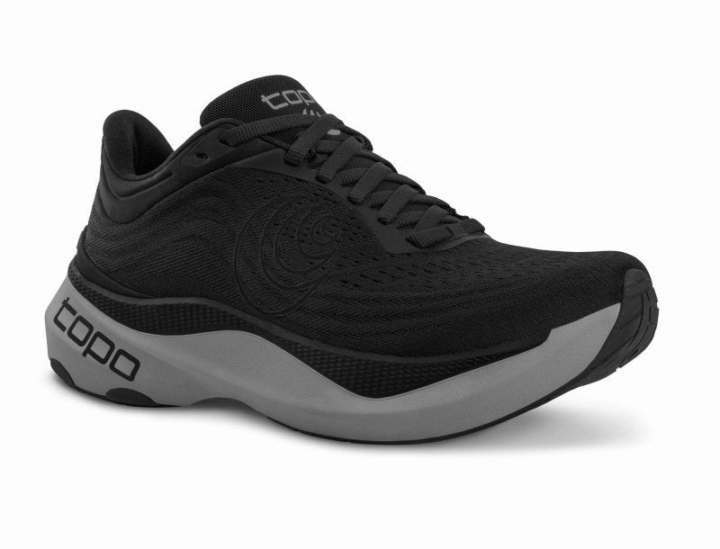 Topo Athletic Men's Aura - Black/Charcoal Anti - fatigue