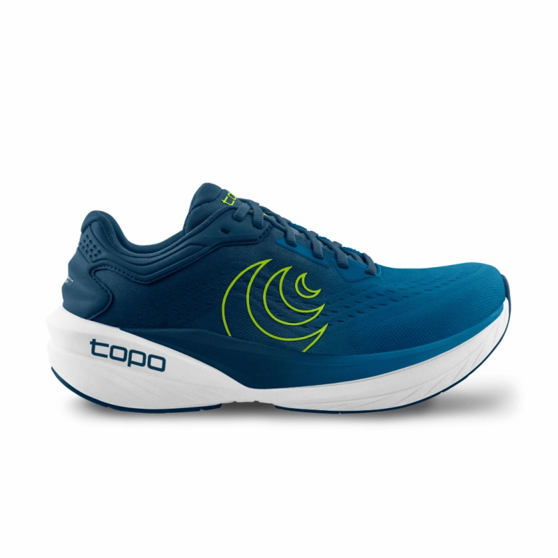 birthday sporty - style Topo Athletic Men's Phantom 4 - Blue/Lime