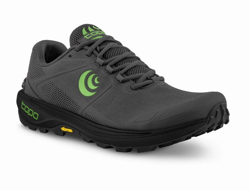 least gym Topo Athletic Men's Terraventure 4 (Wide Width) - Dark Grey/Green