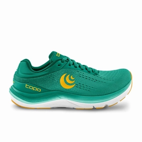 Topo Athletic Women's Magnifly 5 - Teal/Gold Tailored grip