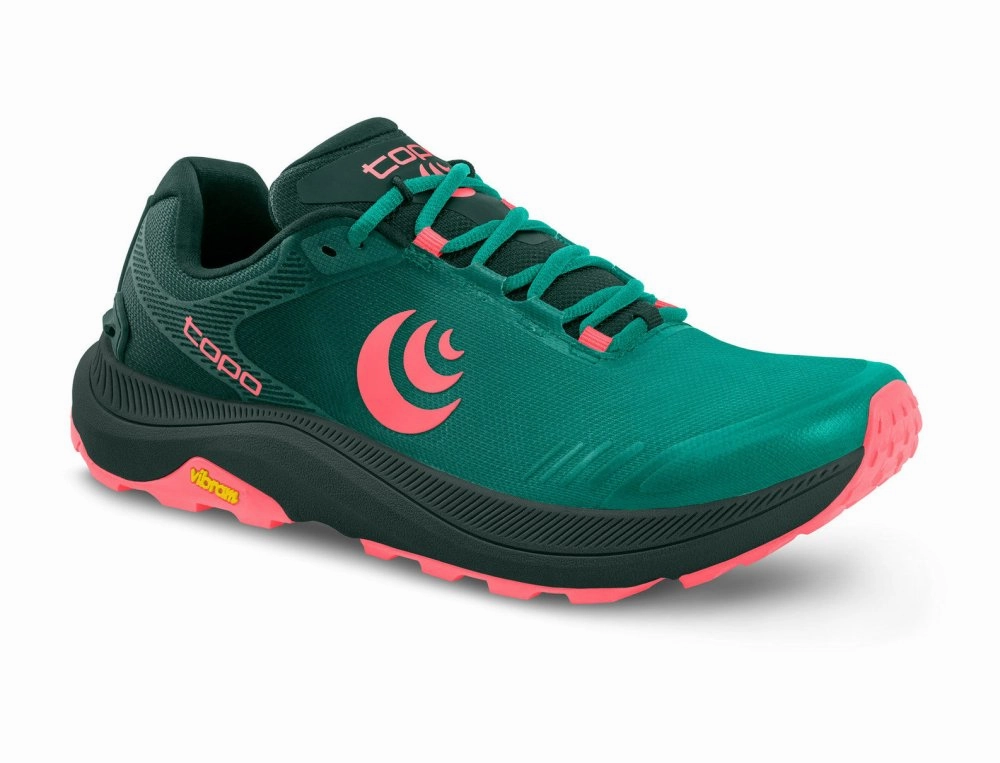 Wedges Topo Athletic Women's MT-5 - Emerald/Pink