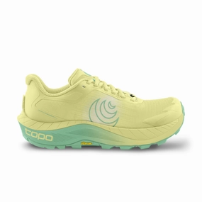 Topo Athletic Women's MTN Racer 4 - Yellow/Green Torsional Stability Feature