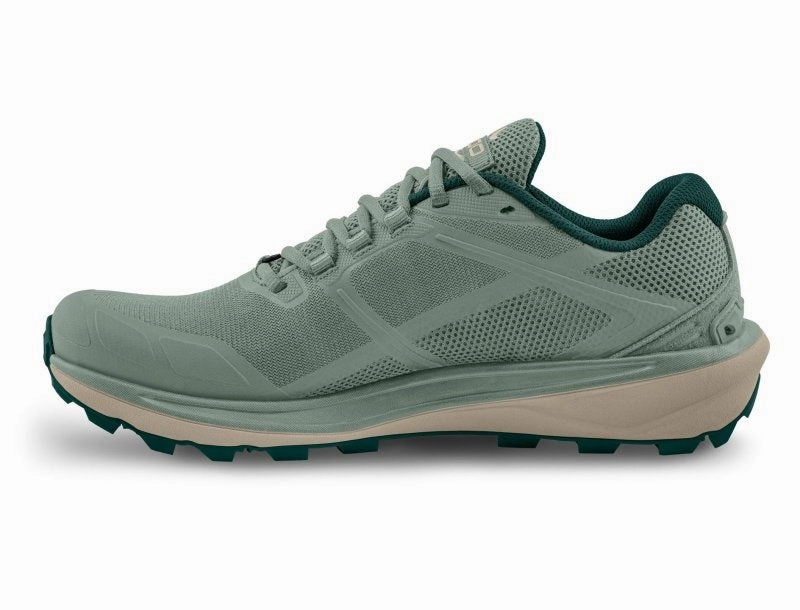 Topo Athletic Women's Terraventure 4 - Sage/Tan Non Slip Traction