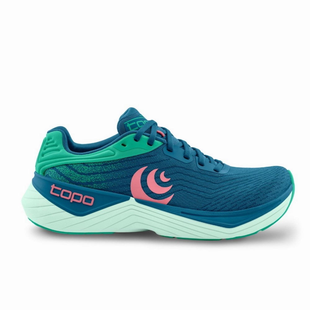 Topo Athletic Women's Ultrafly 5 - Blue/Aqua gym - goer