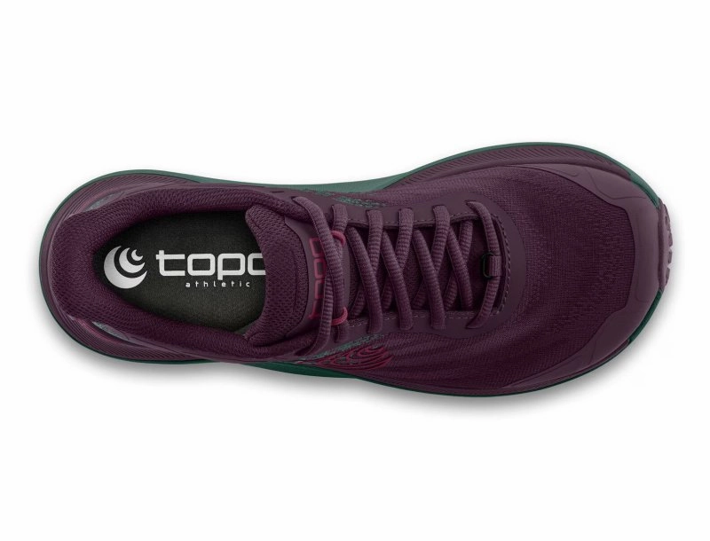 Topo Athletic Women's Ultraventure 4 - Purple/Dark Teal mesh panels