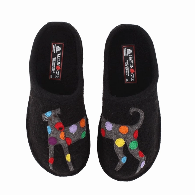 Haflinger Women's Jack - Black Easy Layer DoubleLayered Collar