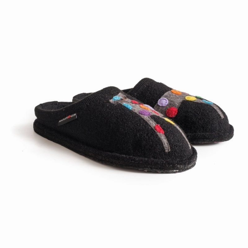 Haflinger Women's Jack - Black Comfortable Outerwear Easy Wear