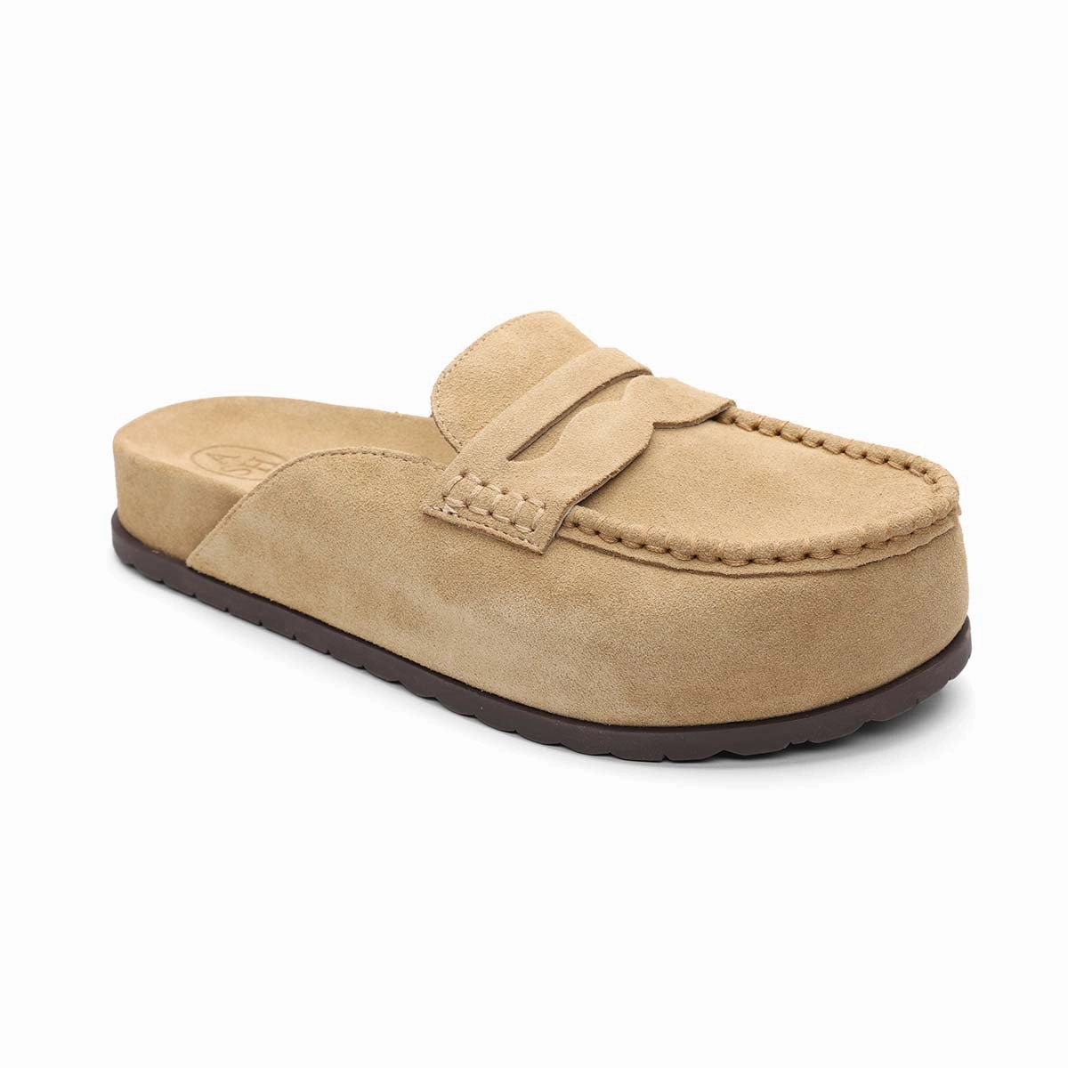 Midfoot Saddle Tracy Penny Mule Footbed Slide