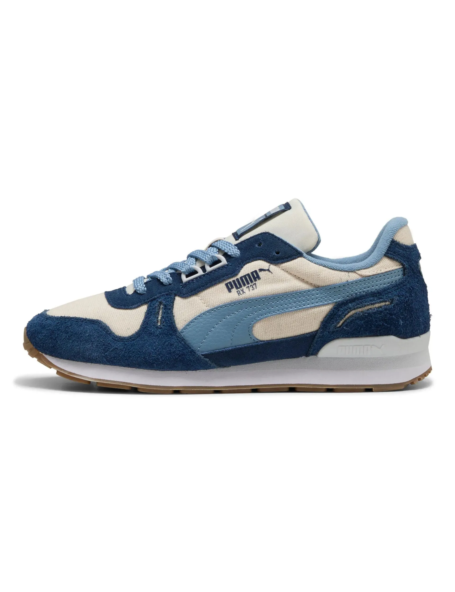 running on treadmill shoes RX 737 Vintage Sneakers - Alpine Snow/Persian Blue