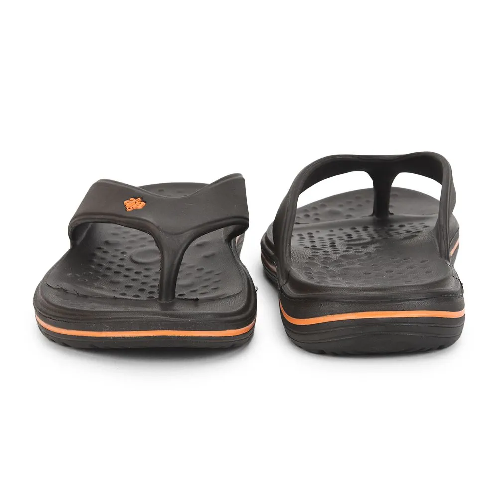 removable - insole running in a spinning studio shoes A-HA Casual Brown Flip Flop For Men BEACHTIME By Liberty