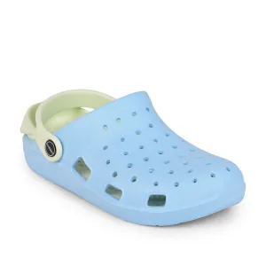 easy - to - clean shoe feature cloud - design shoes A-HA Blue Slingback Clogs For Women LPMXT-801 By Liberty