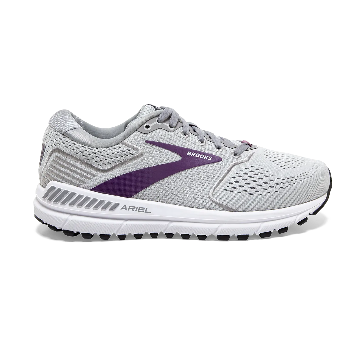 noiseless lace - up closure Brooks Ariel 20